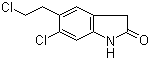 5-(2-氯乙基)-6-氯-1,3-二氢-吲哚-2-(2H)-酮分子结构 (CAS 118289-55-7)