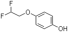 4-(2,2-二氟乙氧基)苯酚分子结构 (CAS 1183003-98-6)