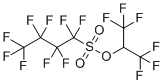1,1,1,3,3,3-六氟丙烷-2-基1,1,2,2,3,3,4,4,4-九氟丁烷-1-磺酸酯分子结构 (CAS 118334-96-6)
