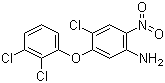 4-氯-5-(2,3-二氯苯氧基)-2-硝基苯胺分子结构 (CAS 118353-04-1)