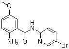 2-氨基-N-(5-溴-2-吡啶基)-5-甲氧基苯甲酰胺分子结构 (CAS 1183630-61-6)