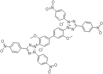 四硝基四氮唑蓝分子结构 (CAS 1184-43-6)
