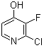 2-氯-3-氟-4-吡啶醇分子结构 (CAS 1184172-46-0)