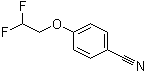 structure of CAS# 1184375-73-2, 4-(2,2-Difluoroethoxy)benzonitrile