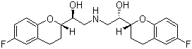 奈比洛尔分子结构 (CAS 118457-14-0)