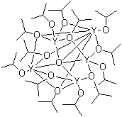 异丙醇氧钇分子结构 (CAS 118458-20-1)