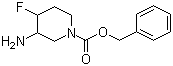 CAS # 1184920-12-4, 3-Amino-4-fluoro-1-piperidinecarboxylic acid benzyl ester