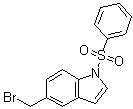 5-(溴甲基)-1-(苯磺酰基)-1H-吲哚分子结构 (CAS 1184953-71-6)