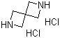 structure of CAS# 1184963-68-5, 2,6-二氮杂螺[3.3]庚烷二盐酸盐