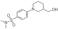 CAS 登录号：1185307-41-8, 4-[3-(羟基甲基)-1-哌啶基]-N,N-二甲基苯磺酰胺