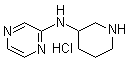 CAS # 1185307-47-4, N-3-Piperidinyl-2-pyrazinamine hydrochloride