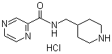 CAS 登录号：1185309-03-8, N-(4-哌啶基甲基)-2-吡嗪甲酰胺盐酸盐