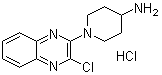 CAS 登录号：1185309-53-8, 1-(3-氯-2-喹喔啉基)-4-哌啶胺盐酸盐