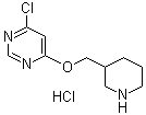 CAS 登录号：1185309-95-8, 4-氯-6-(3-哌啶基甲氧基)嘧啶盐酸盐