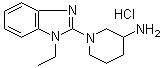 CAS 登录号：1185310-01-3, 1-(1-乙基-1H-苯并咪唑-2-基)-3-哌啶胺盐酸盐