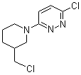 CAS # 1185310-44-4, 3-Chloro-6-[3-(chloromethyl)-1-piperidinyl]pyridazine