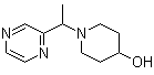 CAS # 1185310-52-4, 1-[1-(2-Pyrazinyl)ethyl]-4-piperidinol