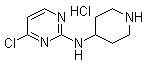 4-Chloro-N-4-piperidinyl-2-pyrimidinamine hydrochloride molecular structure (CAS 1185310-78-4)