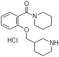 1-Piperidinyl[2-(3-piperidinylmethoxy)phenyl]methanone hydrochloride molecular structure (CAS 1185311-56-1)