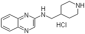 N-(4-哌啶基甲基)-2-喹喔啉胺盐酸盐分子结构 (CAS 1185311-71-0)
