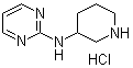 N-3-Piperidinyl-2-pyrimidinamine hydrochloride molecular structure (CAS 1185312-44-0)