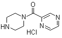 1-哌嗪基-2-吡嗪基甲酮盐酸盐分子结构 (CAS 1185312-60-0)