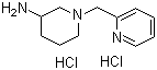 structure of CAS# 1185312-66-6, 1-(2-Pyridinylmethyl)-3-piperidinamine hydrochloride