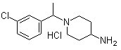 1-[1-(3-Chlorophenyl)ethyl]-4-piperidinamine hydrochloride molecular structure (CAS 1185312-95-1)