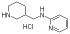 N-(3-哌啶基甲基)-2-吡啶胺盐酸盐分子结构 (CAS 1185313-01-2)