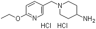 1-[(6-乙氧基-3-吡啶基)甲基]-4-哌啶胺盐酸盐分子结构 (CAS 1185313-35-2)