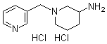 structure of CAS# 1185313-98-7, 1-(3-吡啶基甲基)-3-哌啶胺盐酸盐