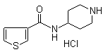 CAS 登录号：1185314-33-3, N-4-哌啶基-3-噻吩甲酰胺盐酸盐