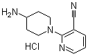 CAS 登录号：1185316-16-8, 2-(4-氨基-1-哌啶基)-3-吡啶甲腈盐酸盐