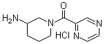 CAS 登录号：1185316-35-1, (3-氨基-1-哌啶基)-2-吡嗪基甲酮盐酸盐
