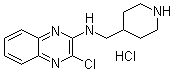 CAS # 1185319-40-7, 3-Chloro-N-(4-piperidinylmethyl)-2-quinoxalinamine hydrochloride