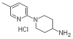 1-(5-Methyl-2-pyridinyl)-4-piperidinamine hydrochloride molecular structure (CAS 1185319-44-1)