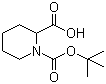 (R)-N-Boc-哌啶-2-甲酸分子结构 (CAS 118552-55-9)