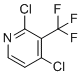2,4-二氯-3-(三氟甲基)-吡啶分子结构 (CAS 1186194-98-8)