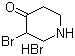 structure of CAS# 118652-88-3, 3-溴-4-哌啶酮氢溴酸盐