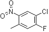 1-氯-2-氟-4-甲基-5-硝基苯分子结构 (CAS 118664-99-6)