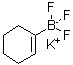 环己-1-烯-1-基三氟硼酸钾分子结构 (CAS 1186667-20-8)