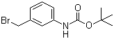 structure of CAS# 118684-32-5, 3-(溴甲基)苯基氨基甲酸叔丁酯