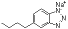 5-丁基-1H-苯并三唑钠盐分子结构 (CAS 118685-34-0)