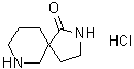 2,7-二氮杂螺[4.5]癸烷-1-酮盐酸盐分子结构 (CAS 1187173-43-8)