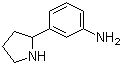 3-(2-吡咯烷基)苯胺分子结构 (CAS 1187228-51-8)