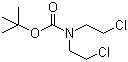N-Boc-N,N-bis(2-chloroethyl)amine molecular structure (CAS 118753-70-1)