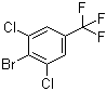 structure of CAS# 118754-53-3, 4-溴-3,5-二氯三氟甲苯