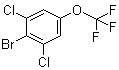 structure of CAS# 118754-55-5, 2-溴-1,3-二氯-5-(三氟甲氧基)苯