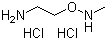 2-[(甲基氨基)氧基]乙胺盐酸盐分子结构 (CAS 1187830-44-9)