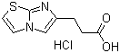 Imidazo[2,1-b]thiazole-6-propanoic acid hydrochloride molecular structure (CAS 1187830-53-0)